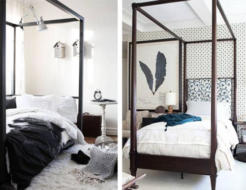 Балдахин в интерьере спальни. 03