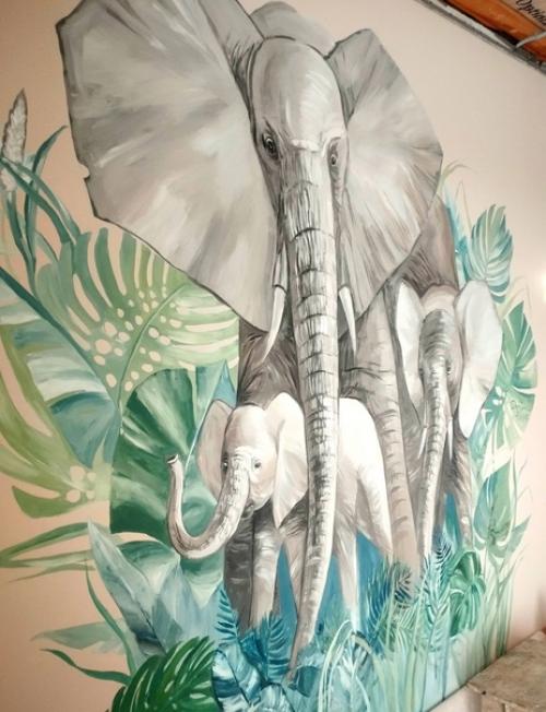 Роспись стены для счастливой семьи! 01