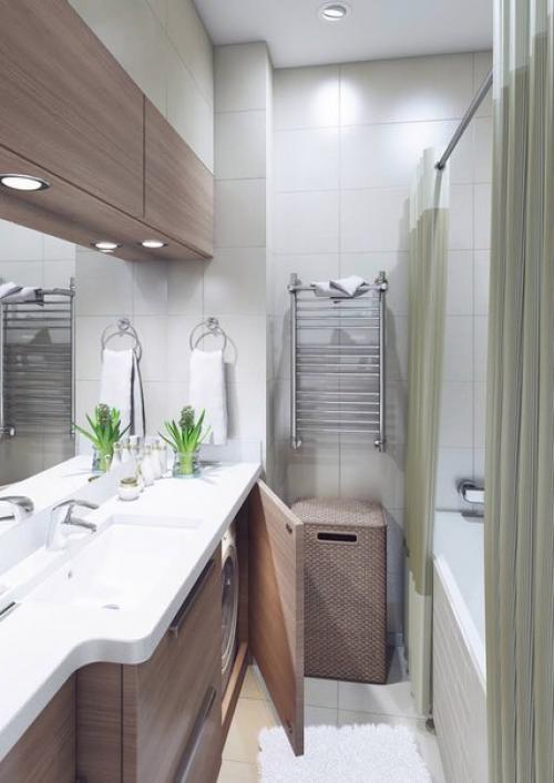 Современный дизайн двухкомнатной квартиры 52 метра для семьи с двумя детьми. 02