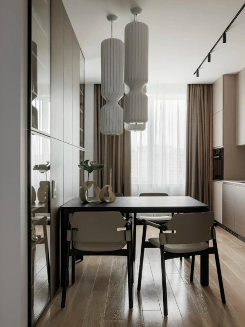 Нейтральная квартира для семейной пары на васильевском острове.