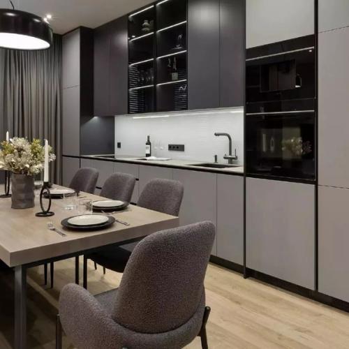 Кухня - гостиная - очень распространенное решение в современном мире. 01