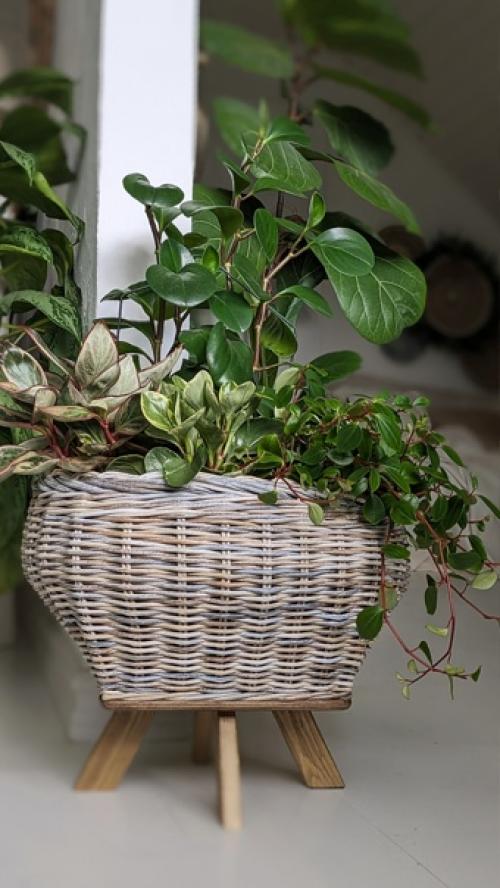 Для чего можно использовать плетёные корзины? 07