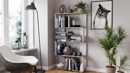 Стеллаж как элемент интерьера. 02