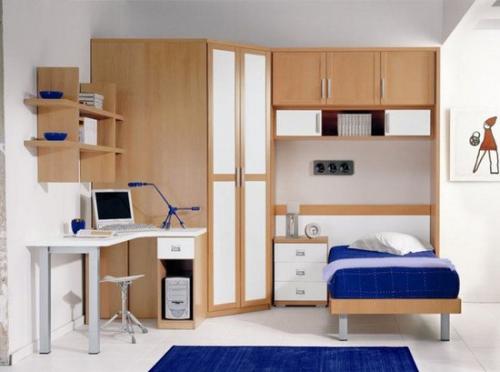 Варианты расстановки мебели в детской комнате. 05