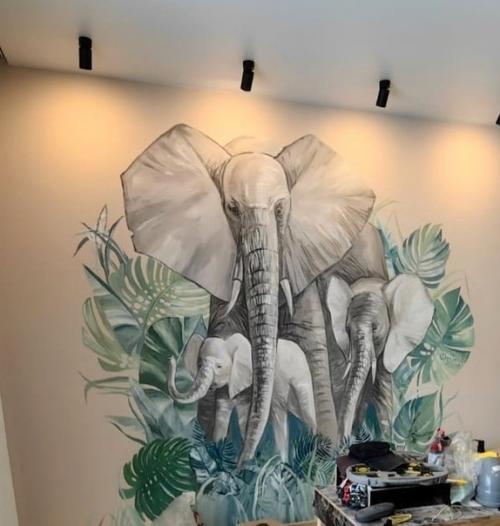 Роспись стены для счастливой семьи! 02