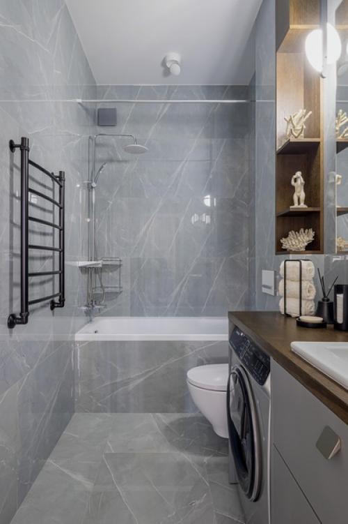 Интерьер квартиры - студии 37 кв. 07