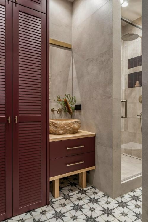 Реализованный интерьер квартиры, площадью 115 кв. 03