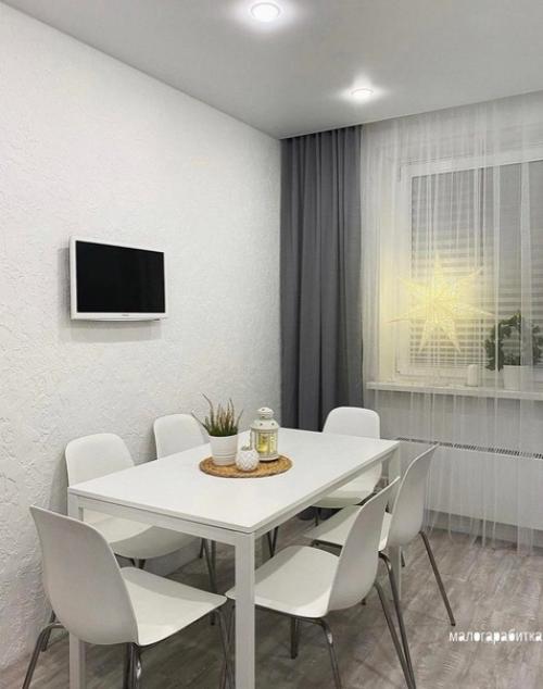 Белоснежный интерьер. В современном стиле. 02