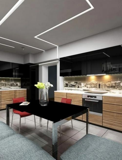 В России интерьеры хай - тек полюбили в 90-х, хотя сам стиль возник двадцатью годами раньше, и в архитектуре. 03