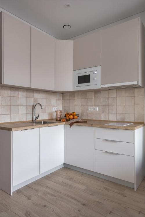 Интерьер компактной квартиры - студии 25, 4 кв. 03