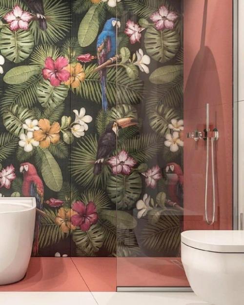 Дизайн - проект яркого санузла. 02