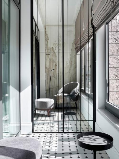 Реализованный интерьер светлой квартира, площадью 100 кв. 03