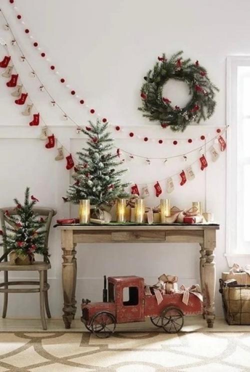 Куда повесить новогодний венок. 01