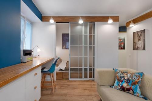 Стильный интерьер квартиры площадью всего 29 кв. 06