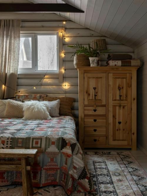 Давние подписчики знают как я люблю дома из бруса. 08