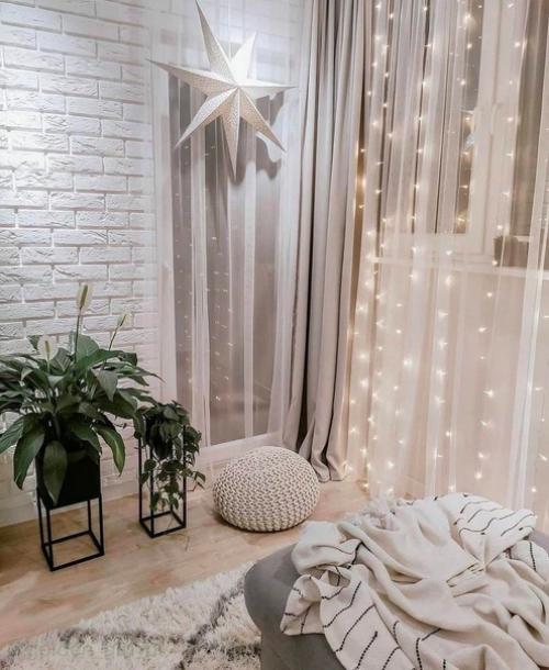 Бюджетный и очень уютный вариант ремонта небольшой гостиной комнаты. 01