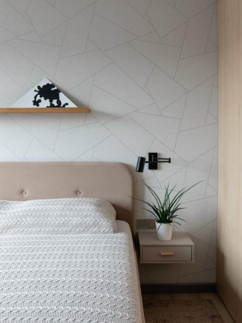 Современный интерьер однокомнатной квартиры 46, 2 м 2 (49, 7 м 2 с лоджией) в ЖК Modum в Санкт-петербурге. 07