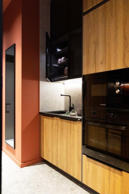 Интерьер однокомнатных апартаментов 37 кв. 05