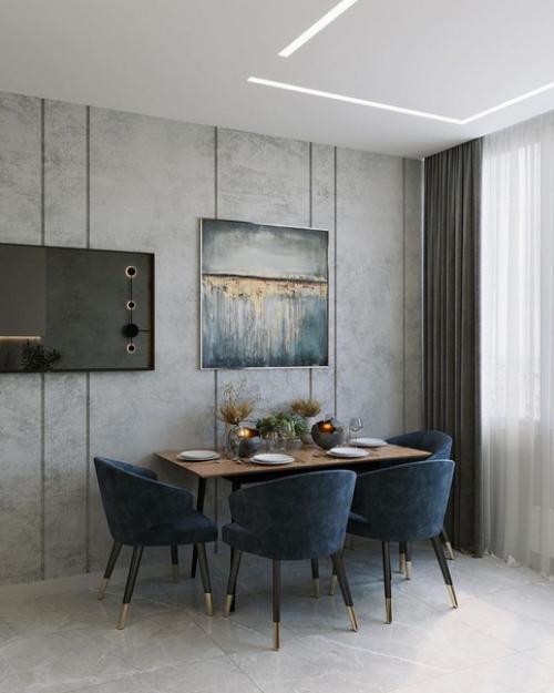 Современная однушка + планировка. 06