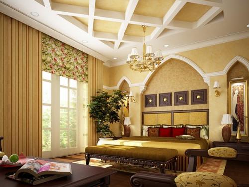 Интерьер в восточном стиле. 01