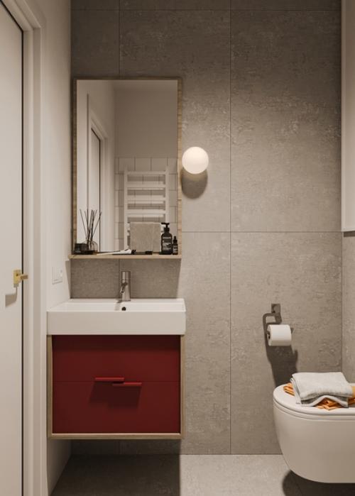 Проект квартиры - студии почти 24 кв. 07