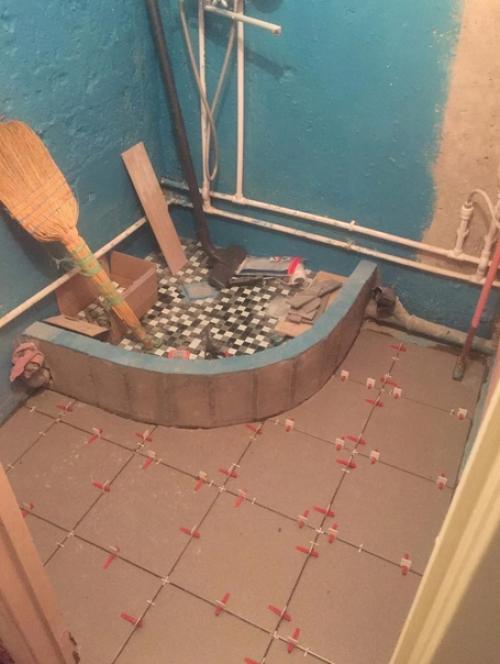 Поэтапный ремонт ванной комнаты. 02