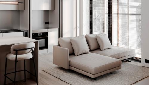 Проект 1-комнатной квартиры 47 кв. 02