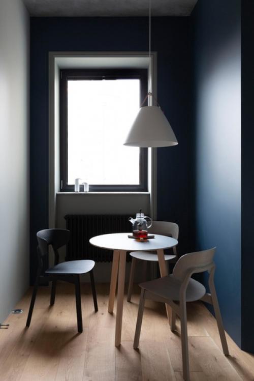 Белая квартира с синими акцентами 78 м. 04 Белая квартира с синими акцентами 78 м. 04