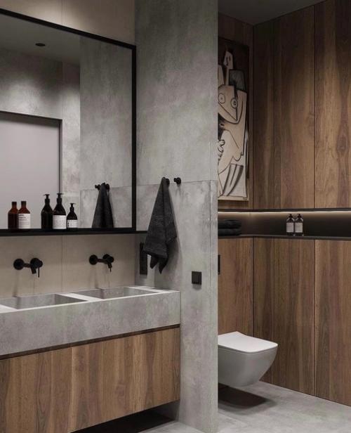 Интерьер ванной комнаты. 04