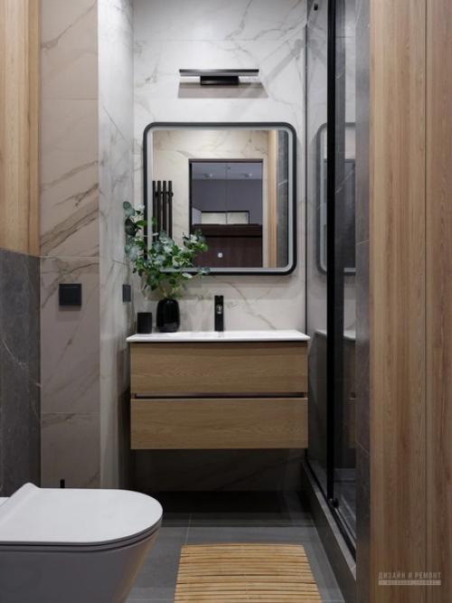 Заказчик хотел, чтобы его жилье было максимально функциональным, комфортным и визуально лаконичным. 08