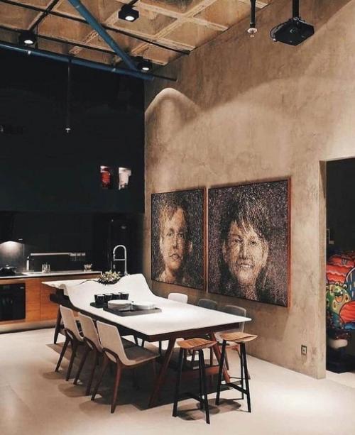 Дерево в интерьере - нестареющий элемент дизайна. 01