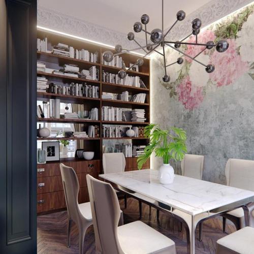 Анатолий роско (Anatoliy Rosko) и Катерина роско (Katerina Rosko) разработали дизайн этой квартиры для небольшой французской семьи. 02