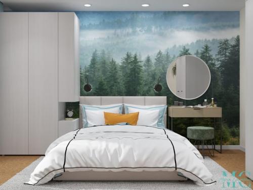 Спальня в квартире, чистые пруды г. Киров.