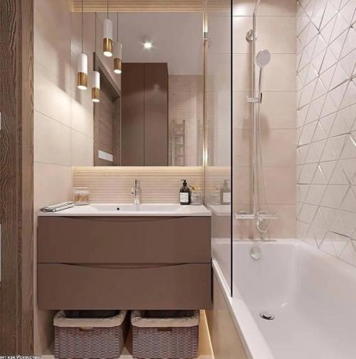 Просторная кухня. В современном стиле. 09