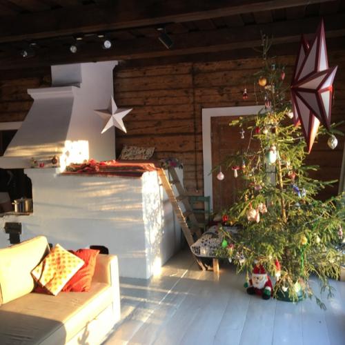 Новый год в старом фермерском финском доме 1900 года постройки. 02