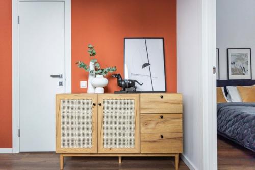 Интерьер однокомнатных апартаментов 37 кв. 07