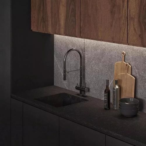 Стильная кухня - гостиная. 07