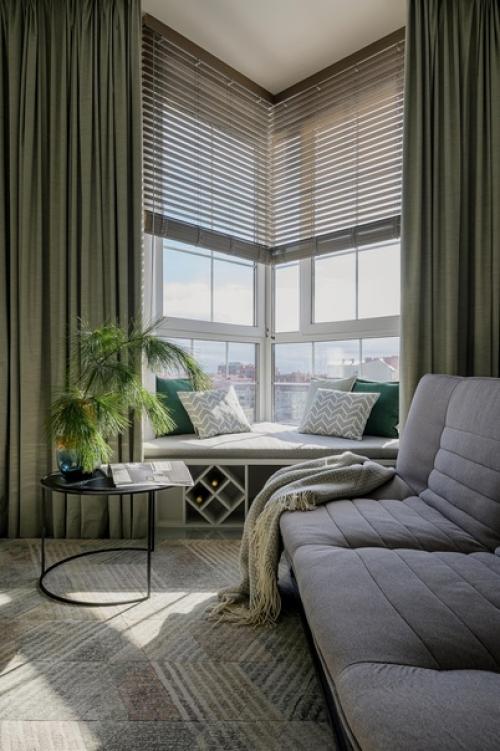 Интерьер квартиры - студии 37 кв. 05