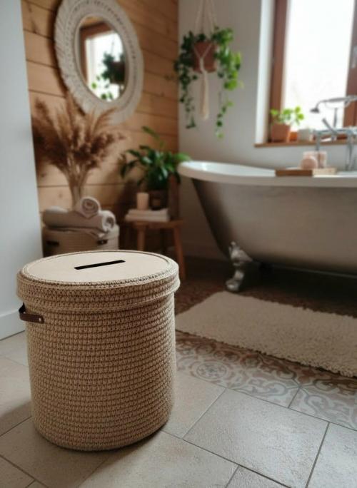 Джутовая корзина - это про тепло и уют в вашем доме. 02 Джутовая корзина - это про тепло и уют в вашем доме. 02