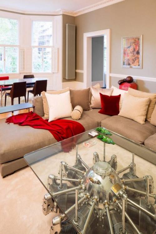 Светлый интерьер квартиры с ярким декором. 01 Светлый интерьер квартиры с ярким декором. 01