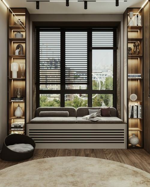 Дизайн проект спальни для молодой семьи. 03