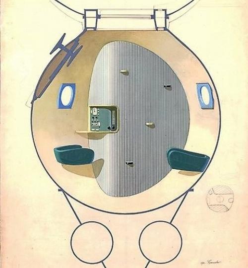 Как проектировался интерьер космических станций Союз и мир. 05