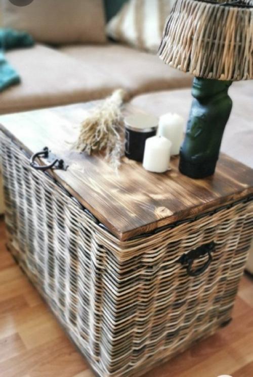 Для чего можно использовать плетёные корзины? 01