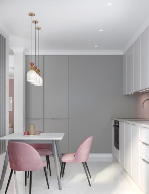 Проект небольшой уютной квартиры в новом ЖК кислород для дамы. 05