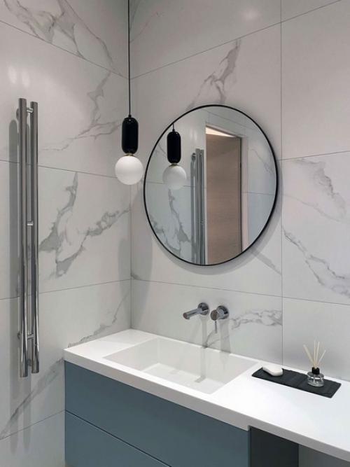 Дизайн однокомнатной квартиры в пастельных тонах. 06