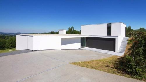 Минималистский дом HR в Бельгии от архитекторов Samh. 02