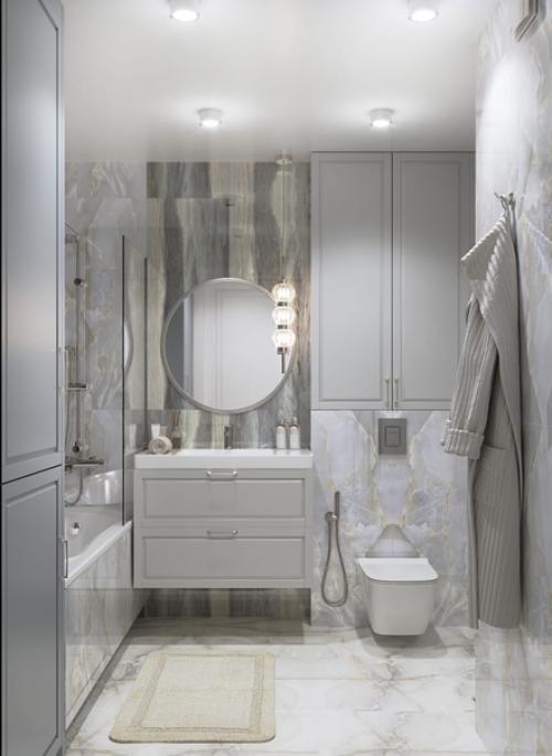 Проект небольшой уютной квартиры в новом ЖК кислород для дамы. 06