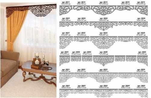 В наличии фигурные ламбрекены! 06