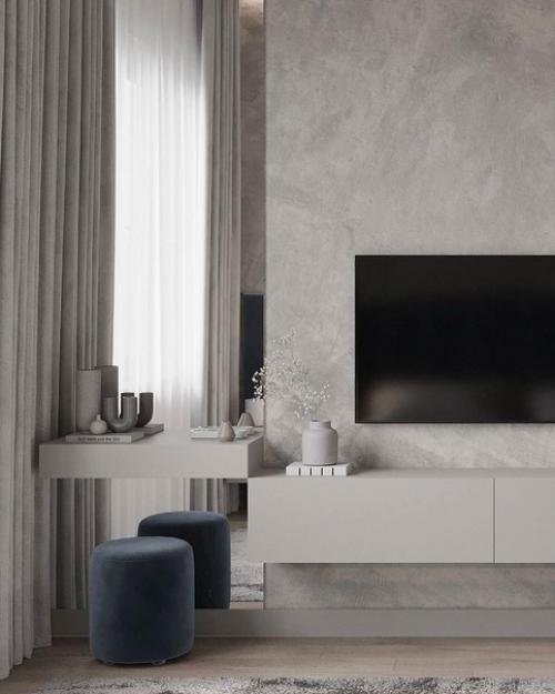 Проект уютной спальни и гардеробной 14, 5 м 2 в г. Москва, ЖК Сиреневый Парк. 04