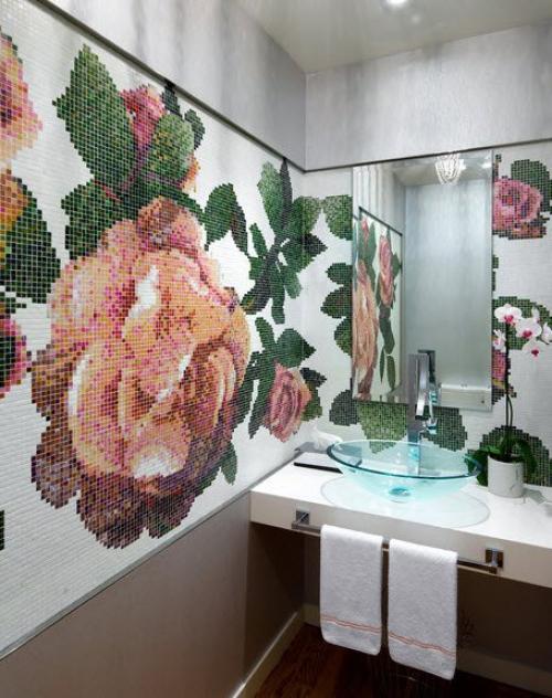 Мозаичная плитка в интерьере - фото. 06